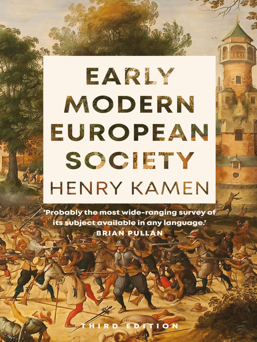 Title details for Early Modern European Society by Henry Kamen - Available